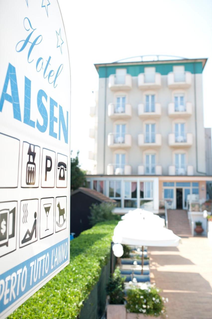 Hotel Alsen Римини Экстерьер фото